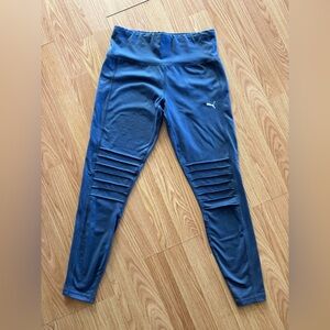 Puma Blue Athletic Leggings